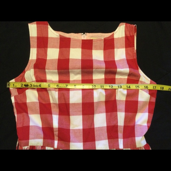 Retro PinUp Girl Rockabilly Gingham Dress - Picture 6 of 7